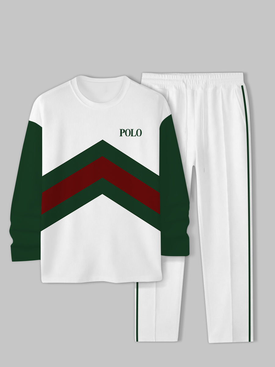 Long Sleeve Casual Two-piece Set - DUVAL