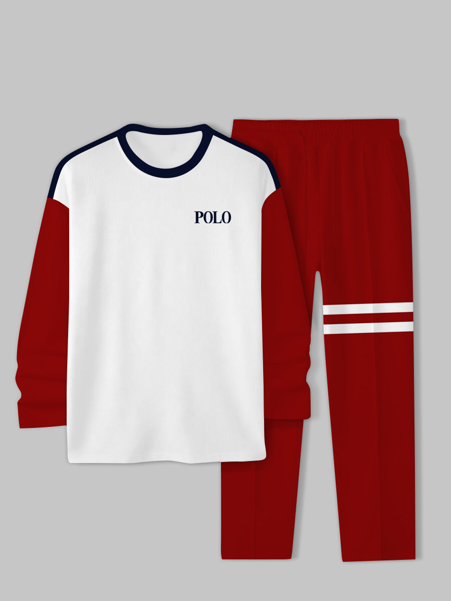 Long Sleeve Casual Two-piece Set - DUVAL