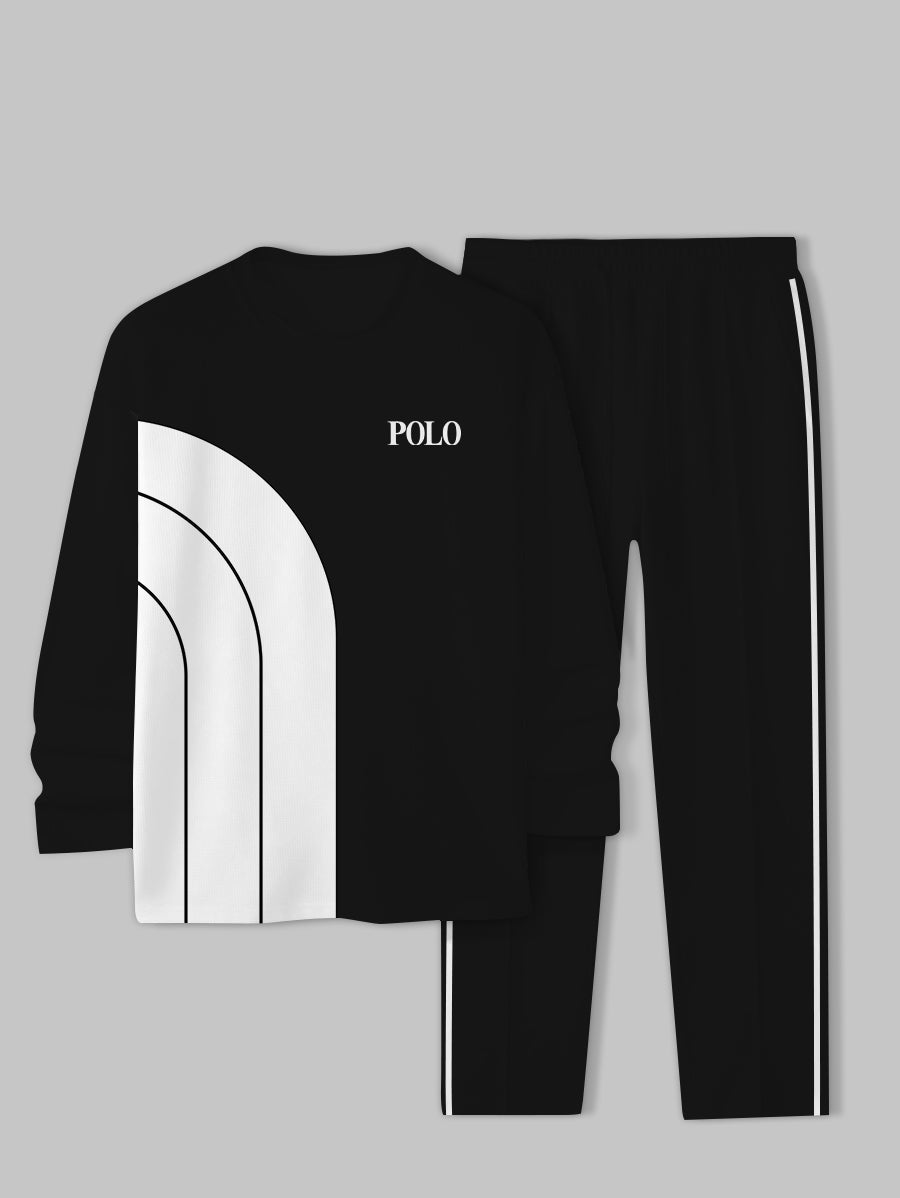 Long Sleeve Casual Two-piece Set - DUVAL