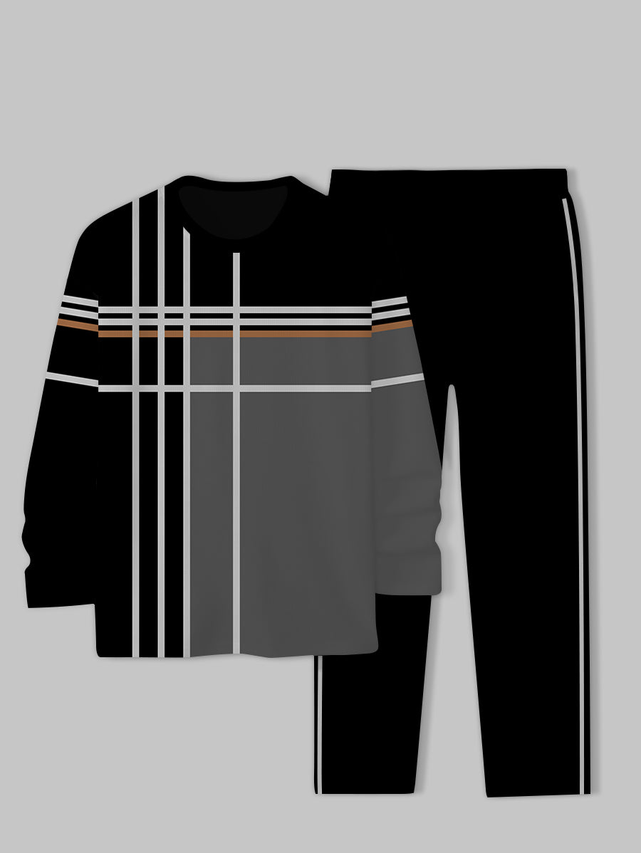 Long Sleeve Casual Two-piece Set - DUVAL