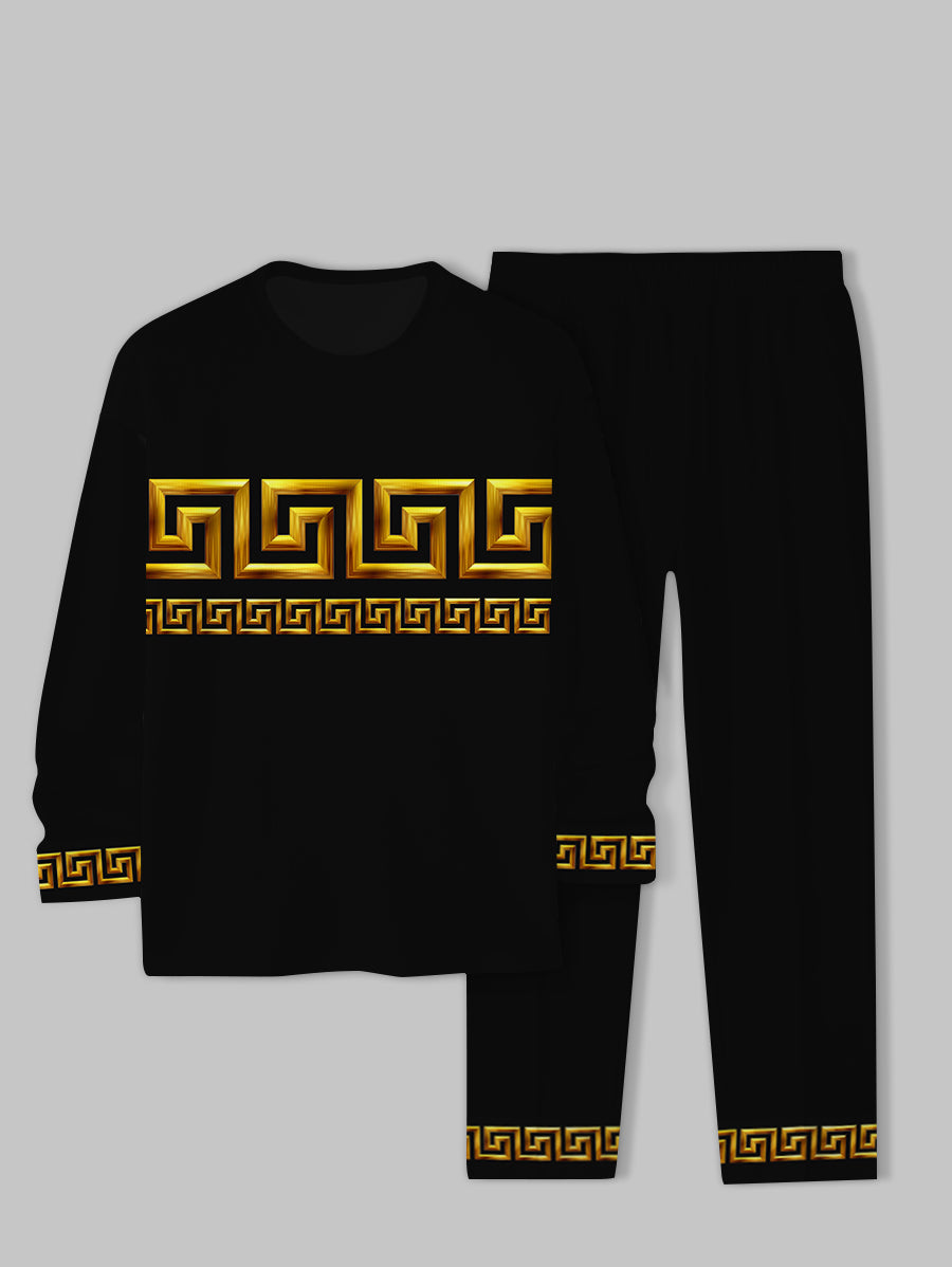 Long Sleeve Casual Two-piece Set - DUVAL