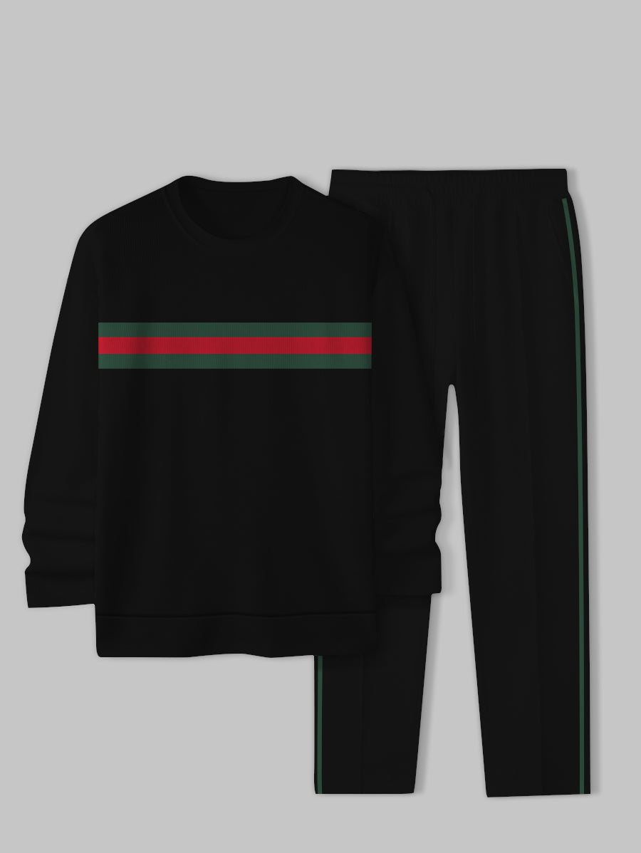 Long Sleeve Casual Two-piece Set - DUVAL