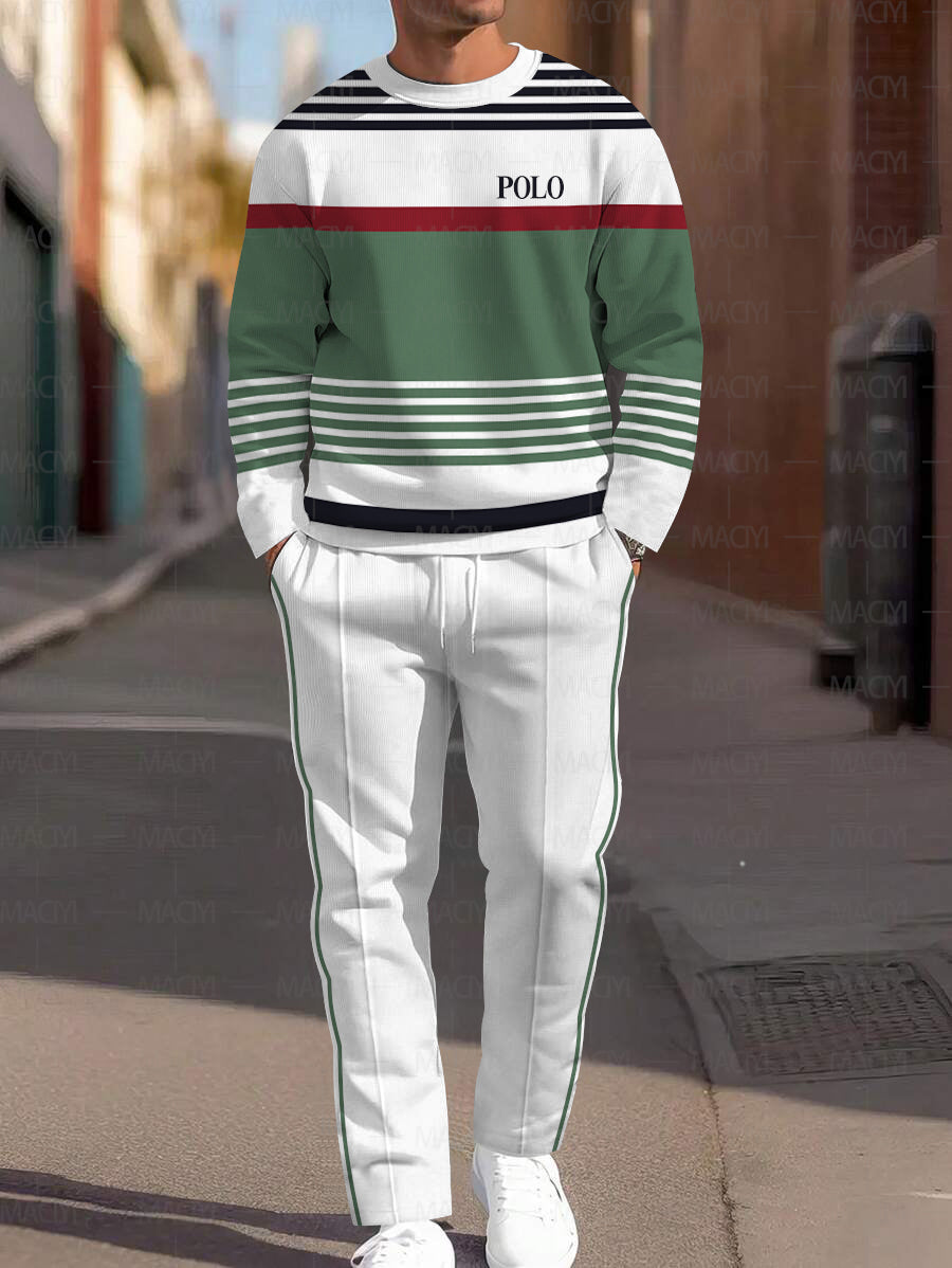 Long Sleeve Casual Two-piece Set - DUVAL