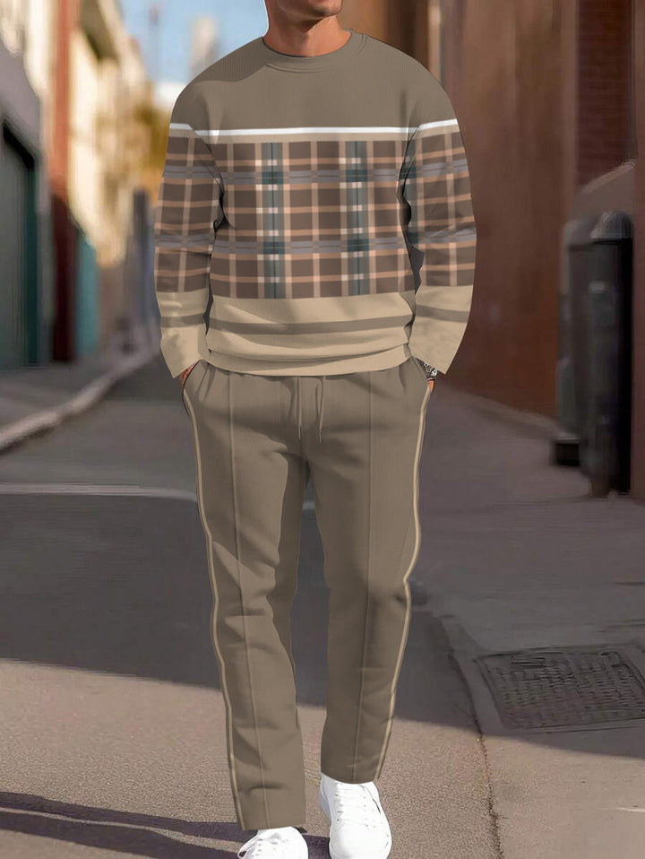 Long Sleeve Casual Two-piece Set - DUVAL