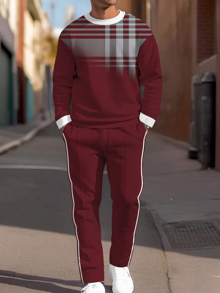 Long Sleeve Casual Two-piece Set - DUVAL