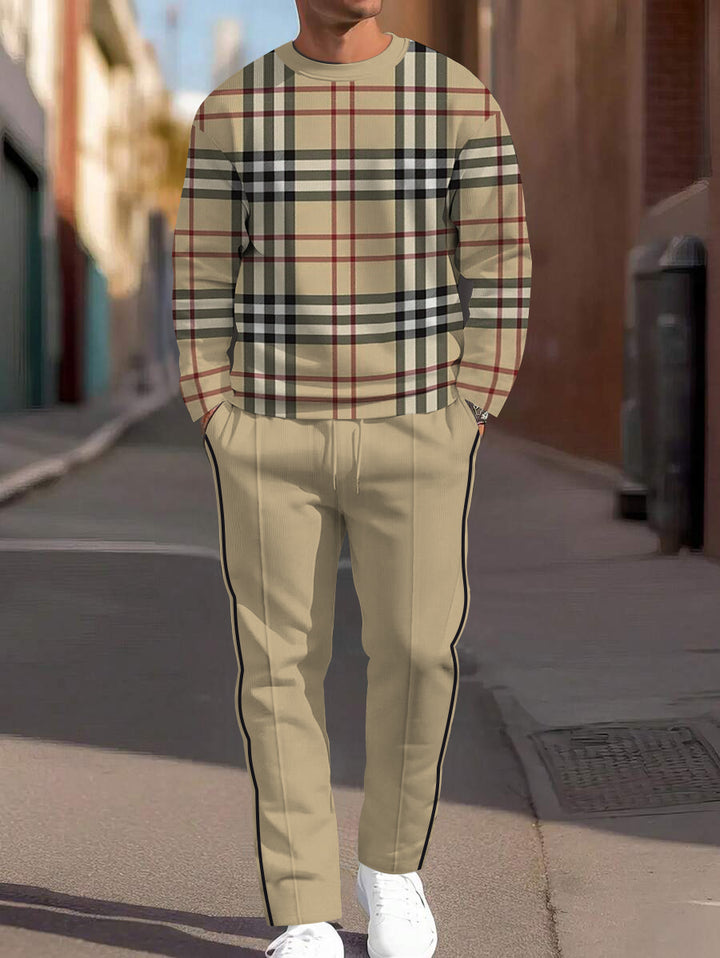 Long Sleeve Casual Two-piece Set - DUVAL