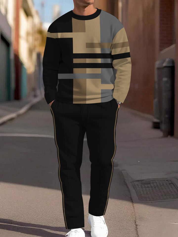 Long Sleeve Casual Two-piece Set - DUVAL
