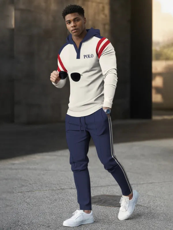 Long Sleeve Casual Two-piece Set - DUVAL