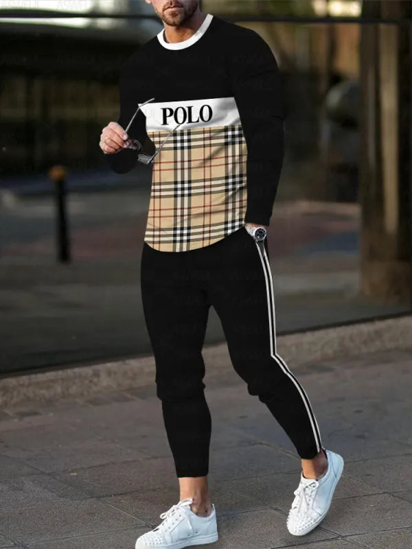 Long Sleeve Casual Two-piece Set - DUVAL