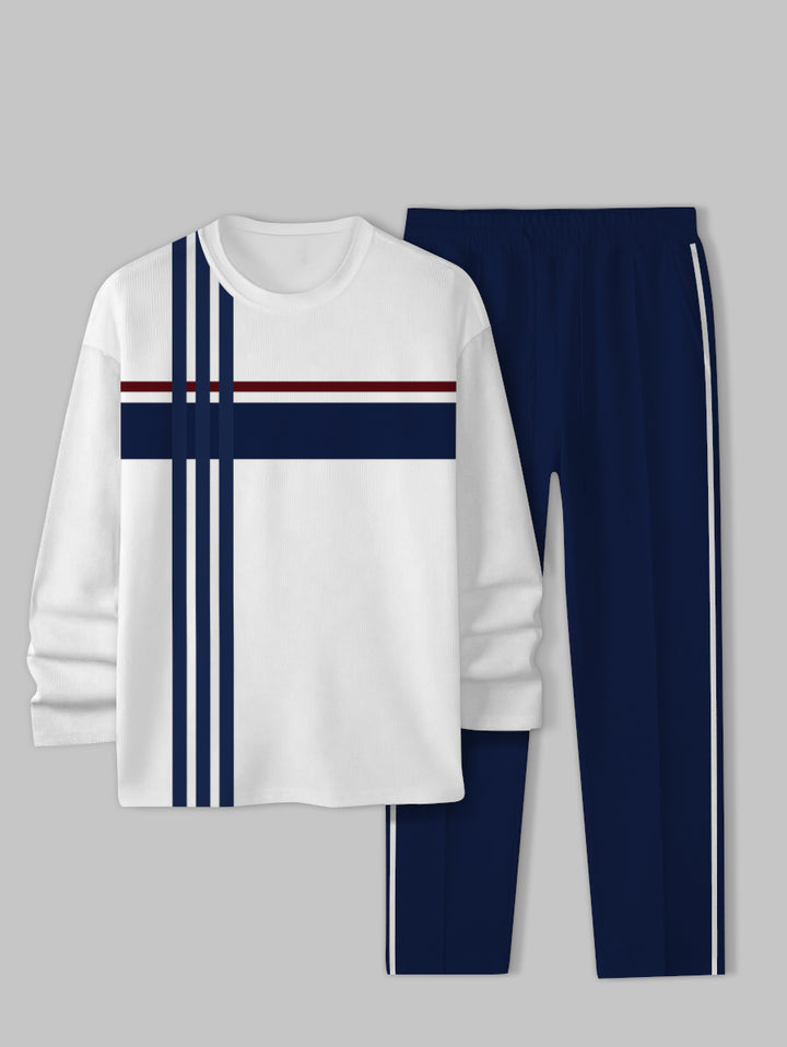 Long Sleeve Casual Two-piece Set - DUVAL
