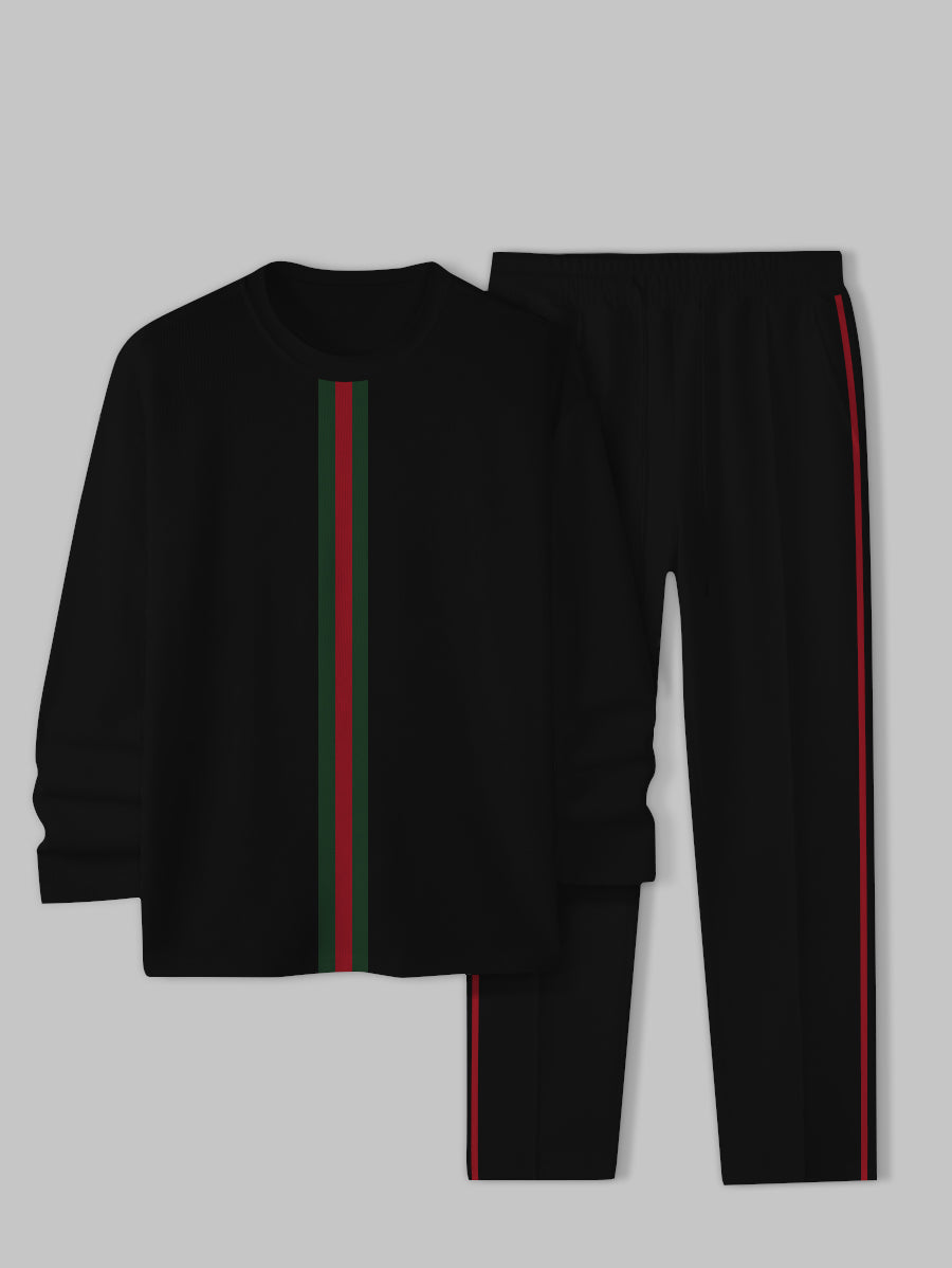 Long Sleeve Casual Two-piece Set - DUVAL