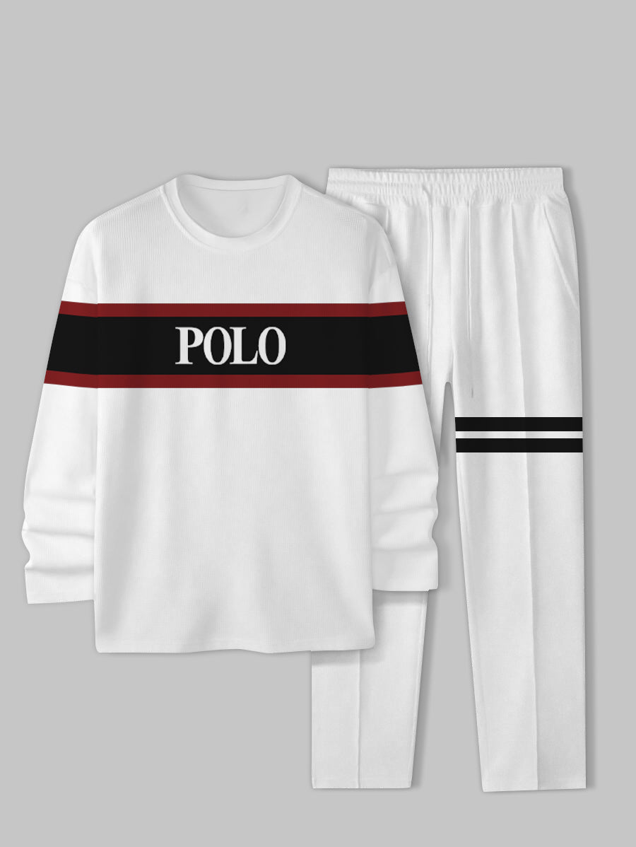 Long Sleeve Casual Two-piece Set - DUVAL