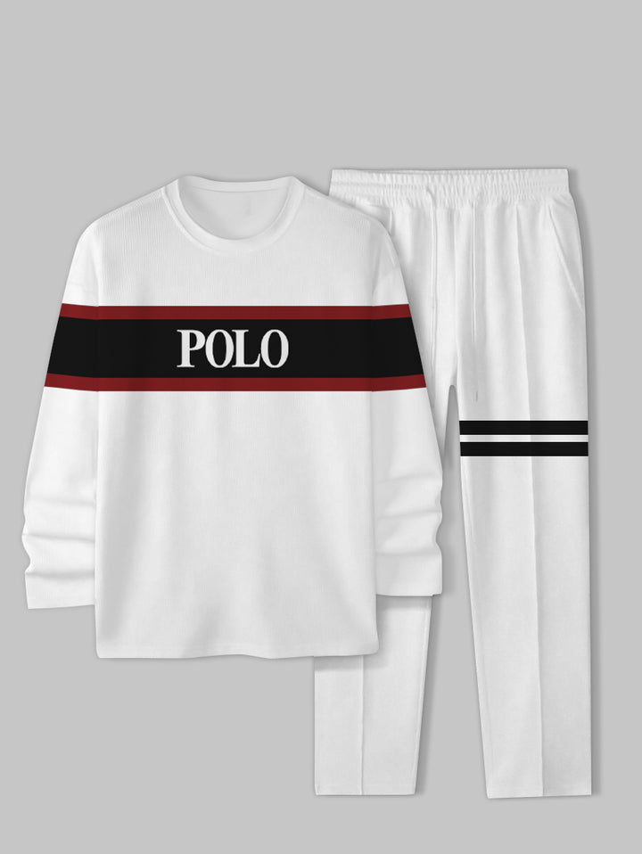 Long Sleeve Casual Two-piece Set - DUVAL
