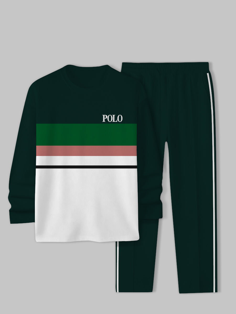 Long Sleeve Casual Two-piece Set - DUVAL