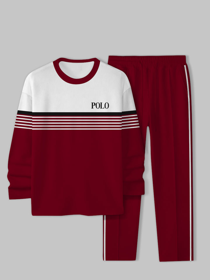 Long Sleeve Casual Two-piece Set - DUVAL