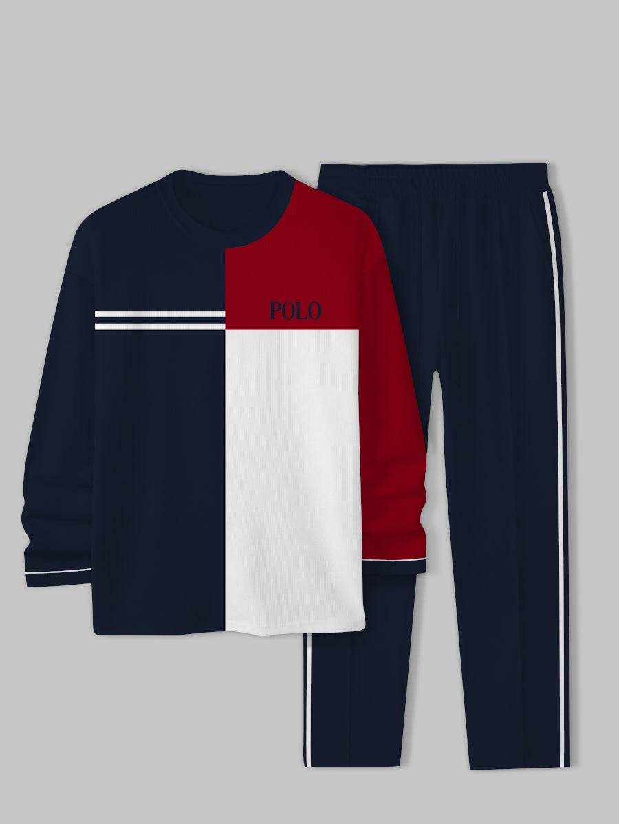 Long Sleeve Casual Two-piece Set - DUVAL