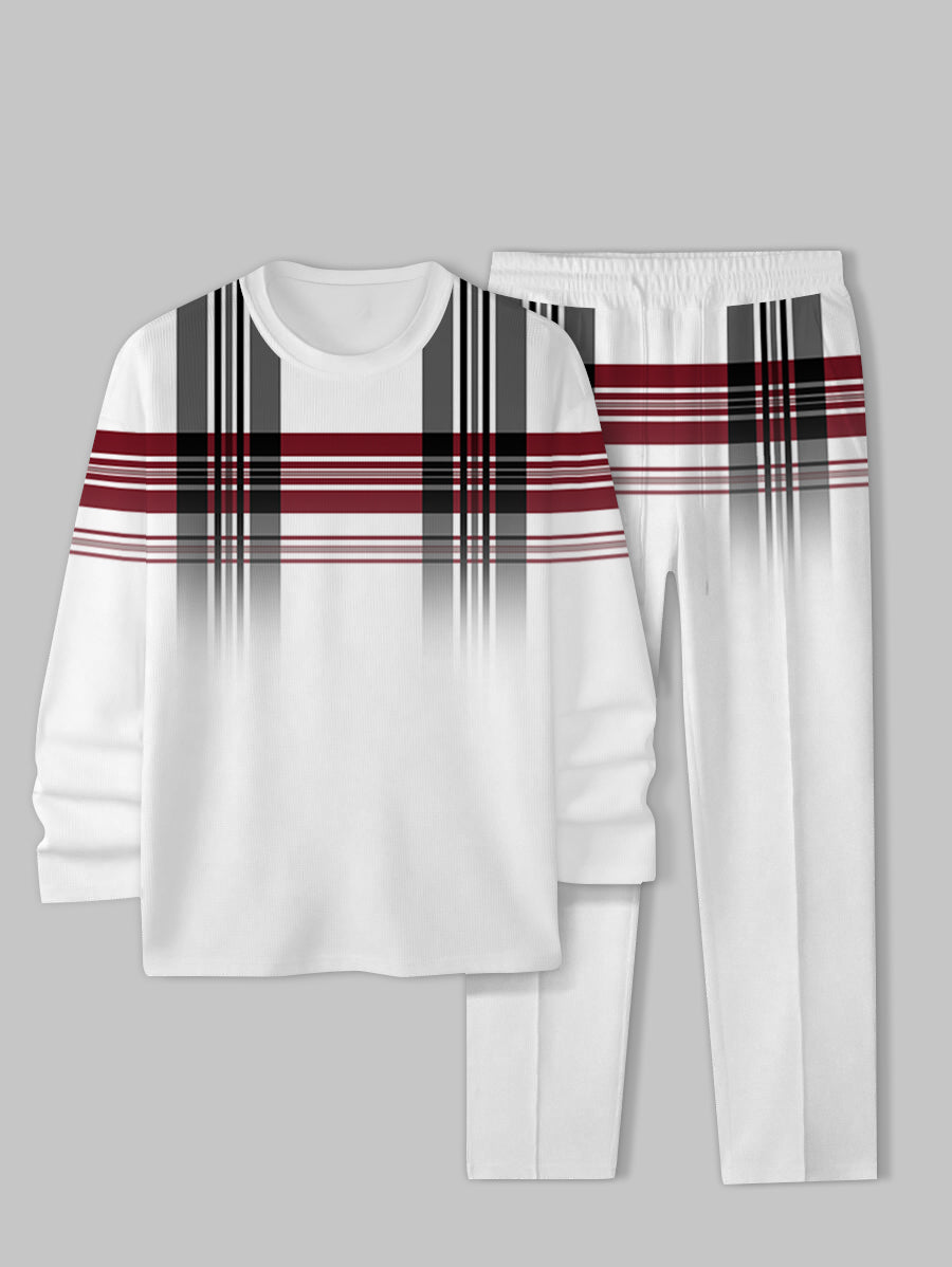 Long Sleeve Casual Two-piece Set - DUVAL