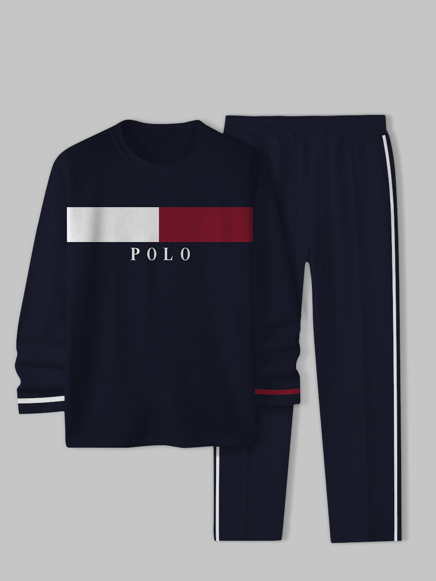 Long Sleeve Casual Two-piece Set - DUVAL
