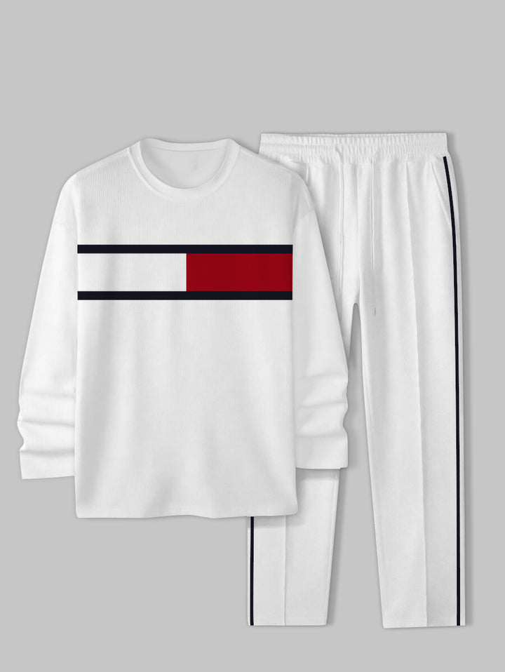 Long Sleeve Casual Two-piece Set - DUVAL