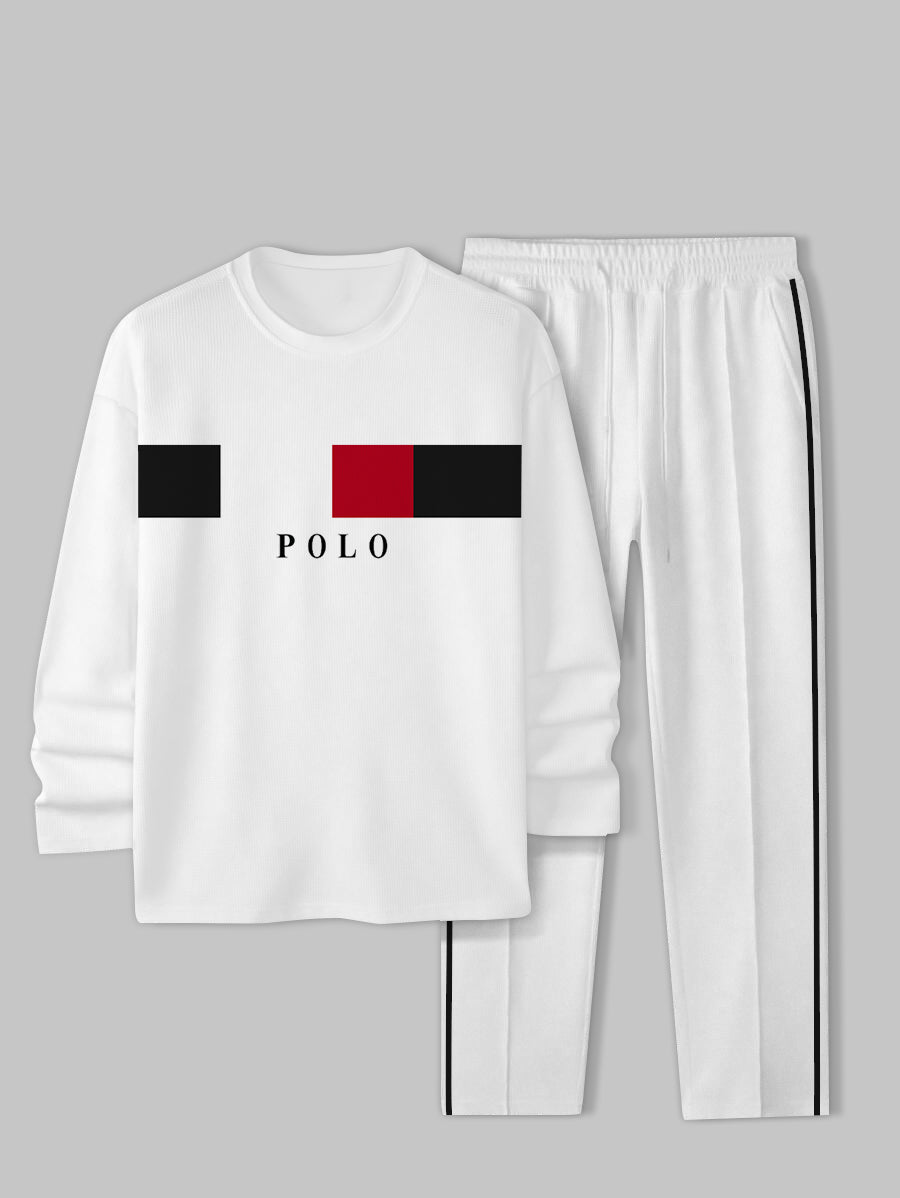 Long Sleeve Casual Two-piece Set - DUVAL