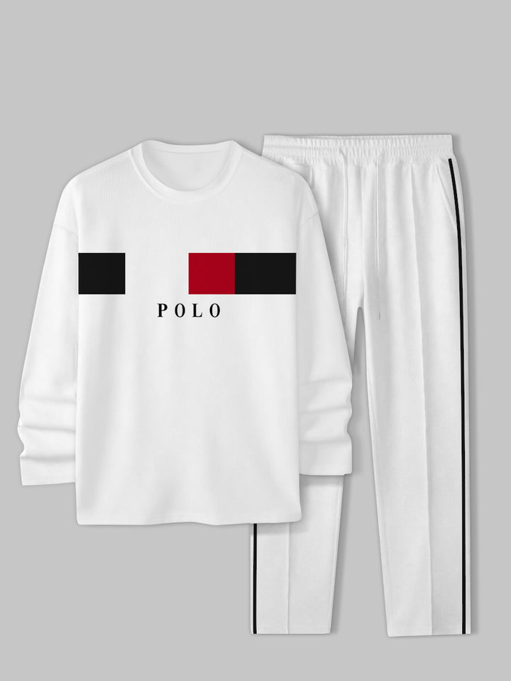 Long Sleeve Casual Two-piece Set - DUVAL