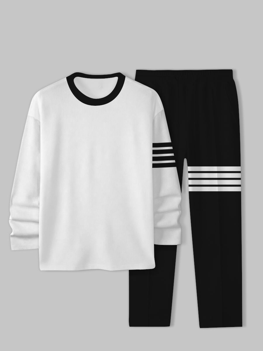 Long Sleeve Casual Two-piece Set - DUVAL