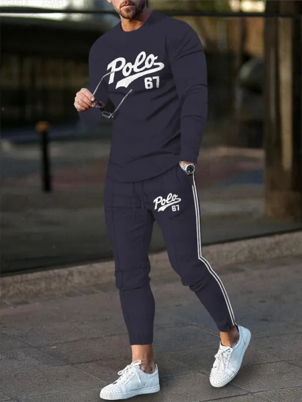 Long Sleeve Casual Two-piece Set - DUVAL