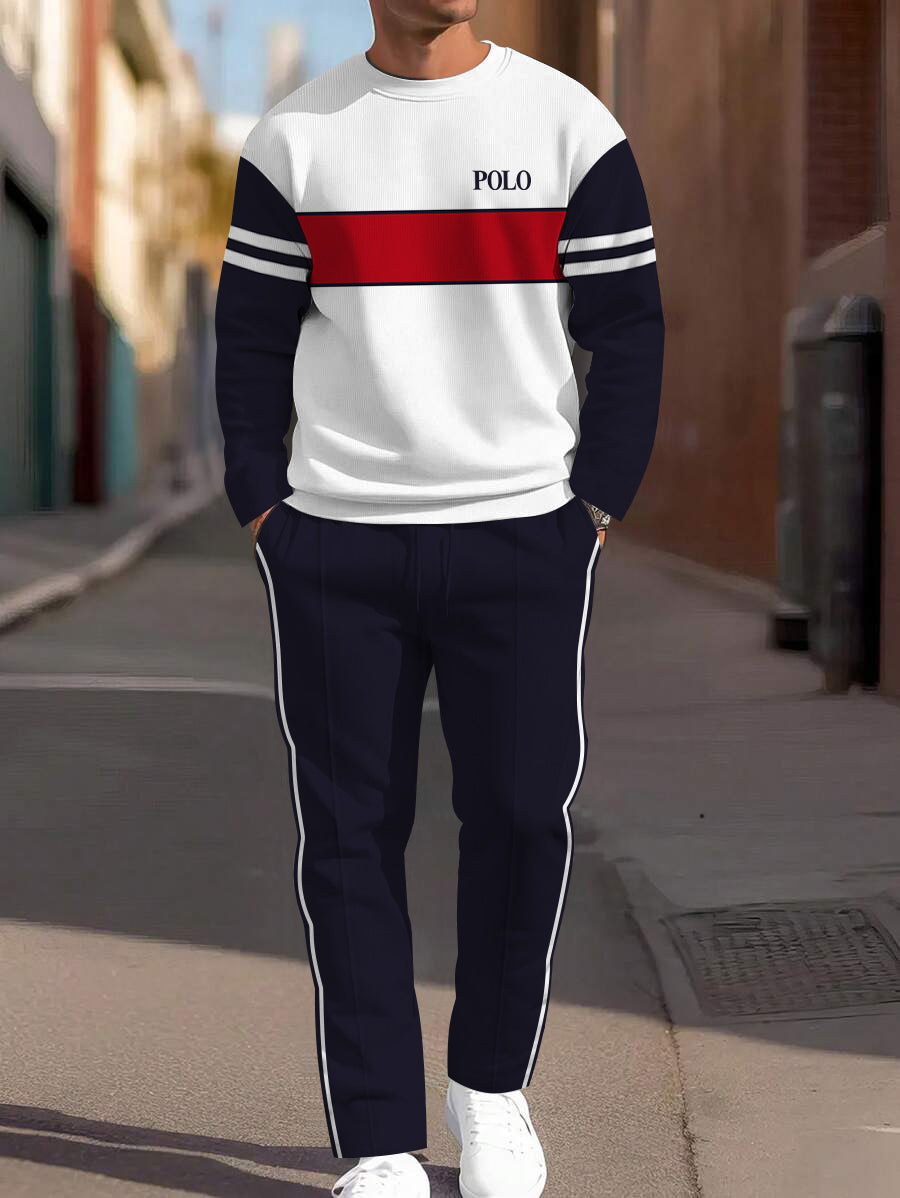 Long Sleeve Casual Two-piece Set - DUVAL