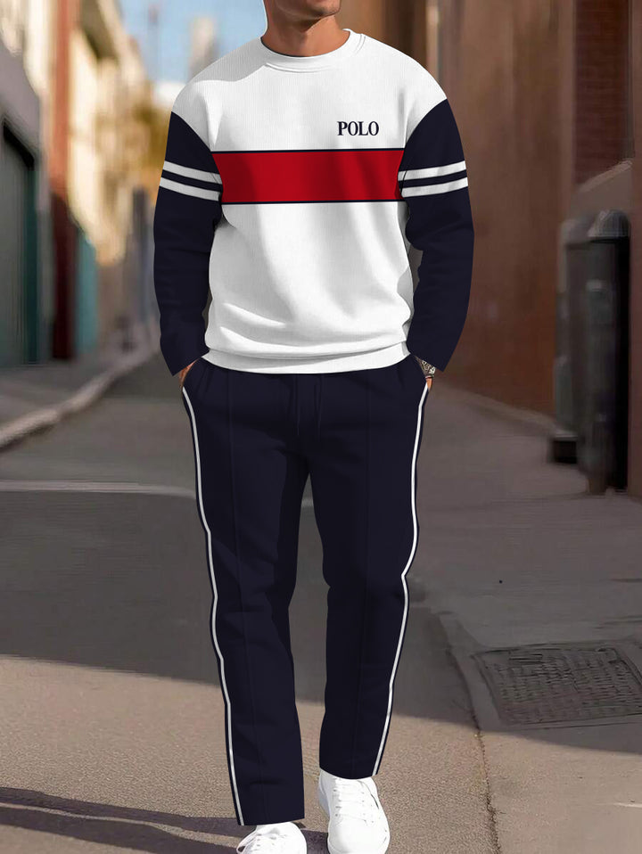 Long Sleeve Casual Two-piece Set - DUVAL