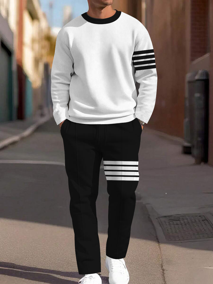 Long Sleeve Casual Two-piece Set - DUVAL
