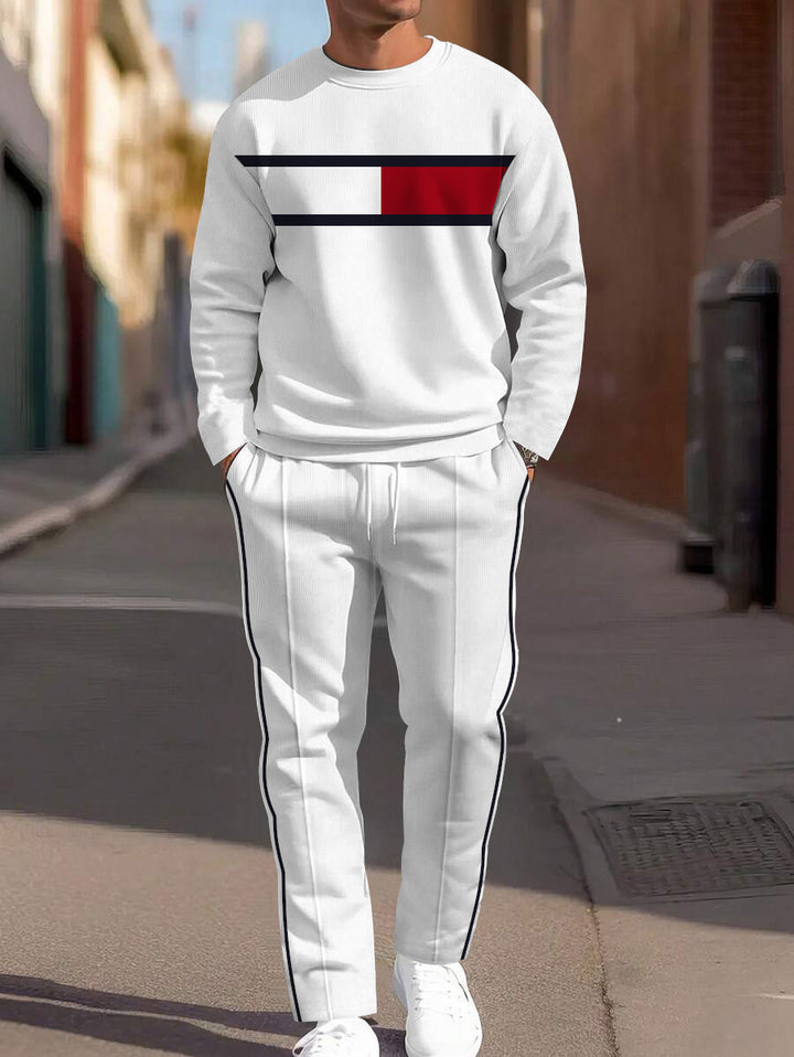 Long Sleeve Casual Two-piece Set - DUVAL