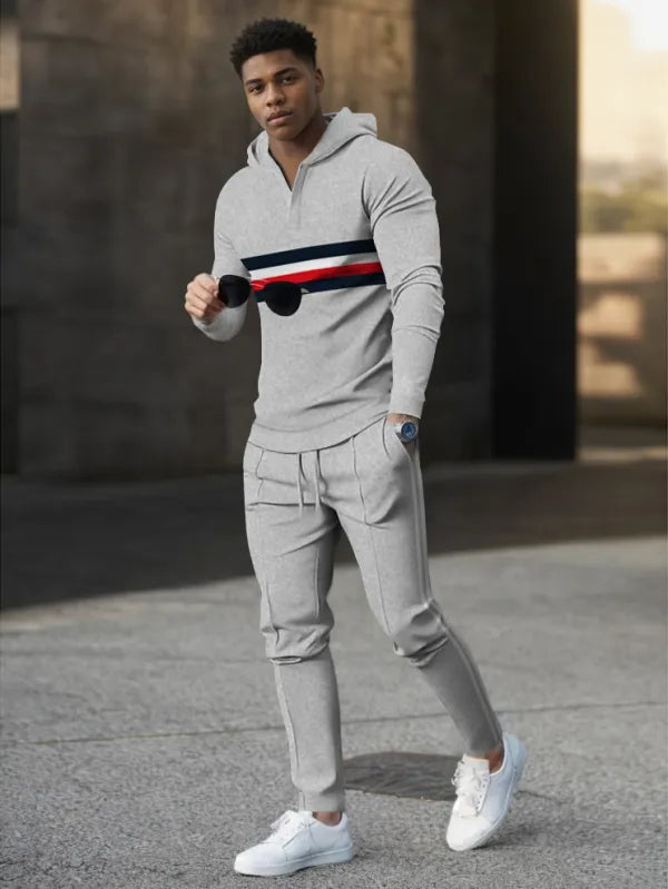 Long Sleeve Casual Two-piece Set - DUVAL