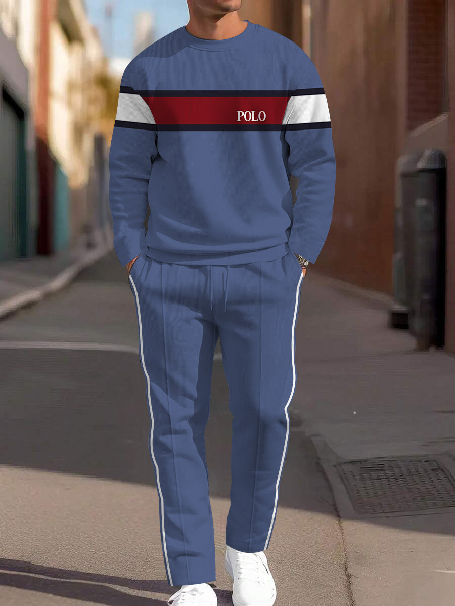 Long Sleeve Casual Two-piece Set - DUVAL