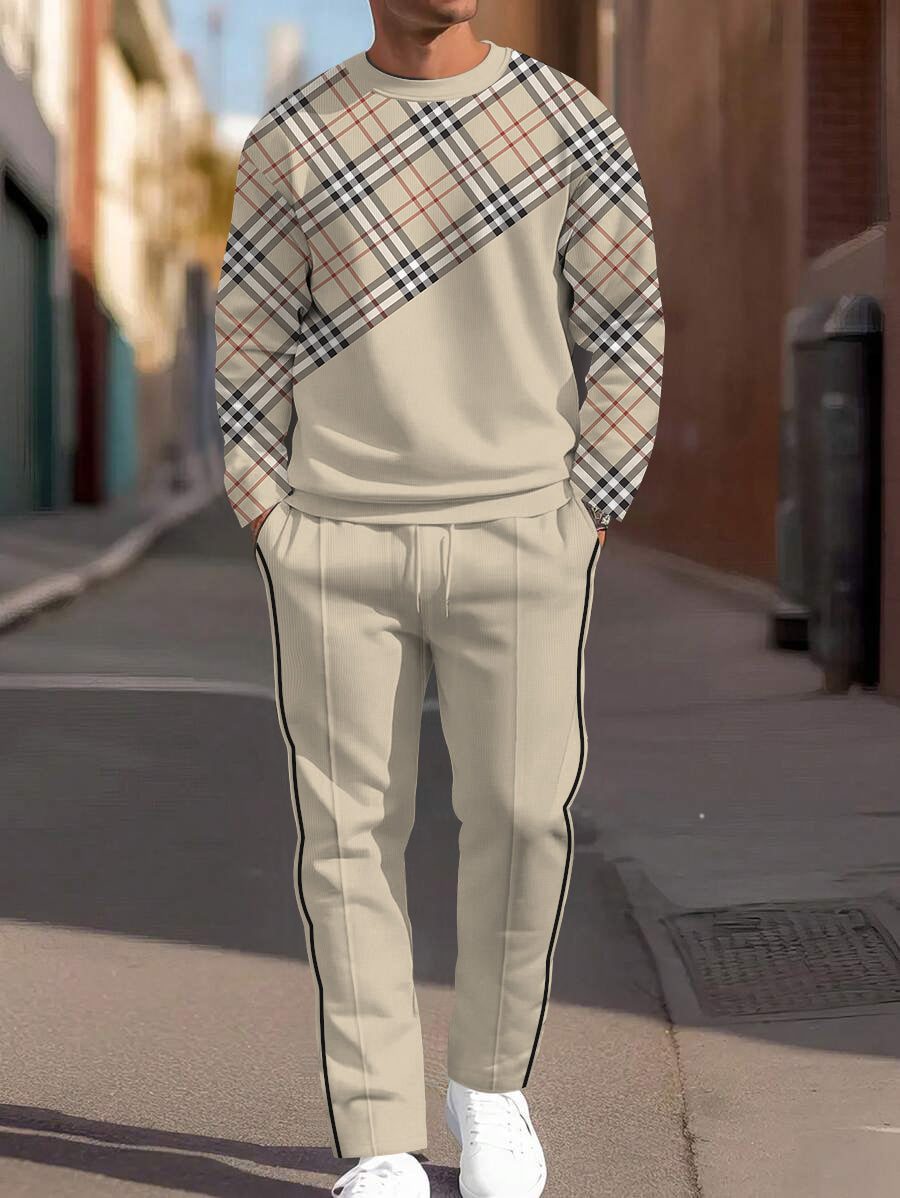 Long Sleeve Casual Two-piece Set - DUVAL