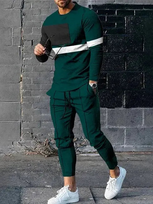 Long Sleeve Casual Two-piece Set - DUVAL