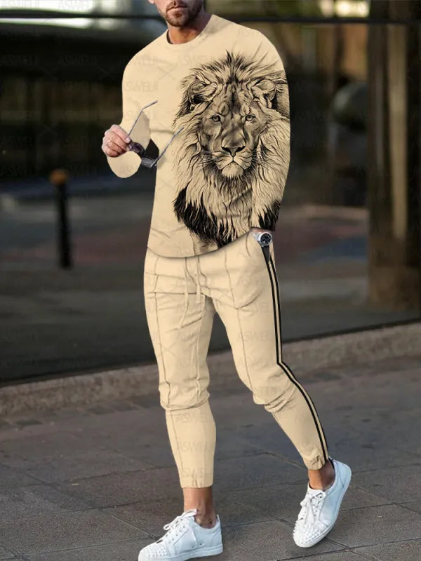 Long Sleeve Casual Two-piece Set - DUVAL