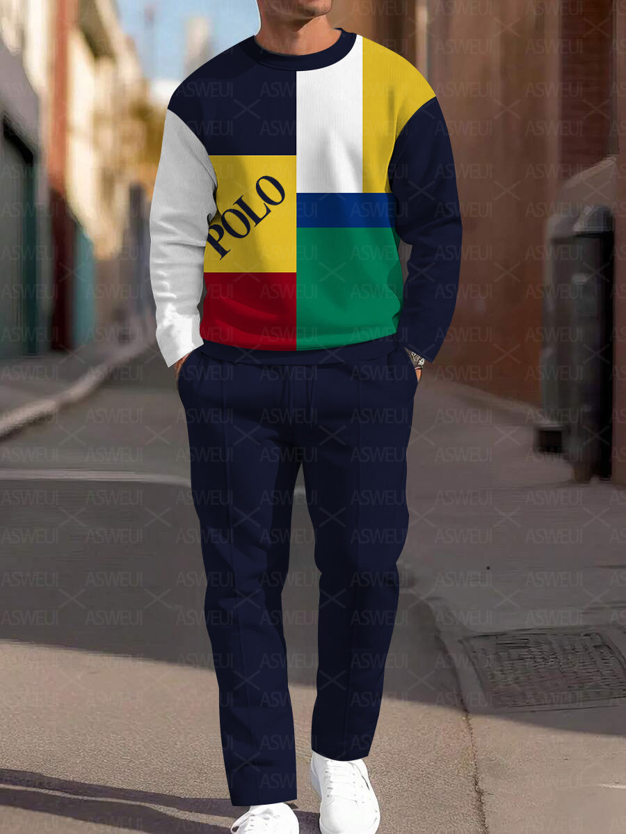 Long Sleeve Casual Two-piece Set - DUVAL