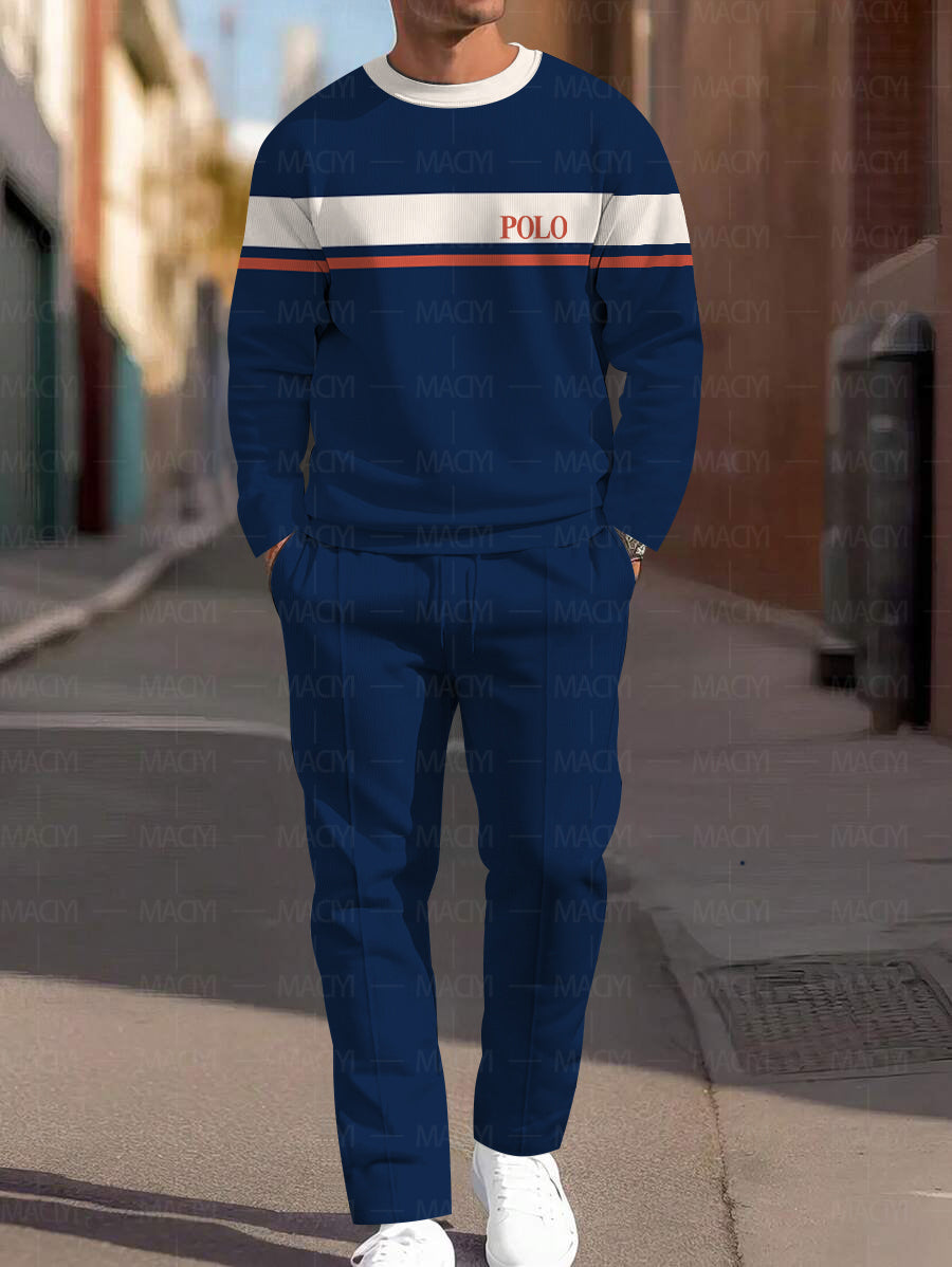 Long Sleeve Casual Two-piece Set - DUVAL