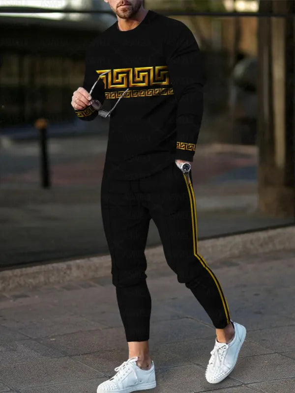 Long Sleeve Casual Two-piece Set - DUVAL
