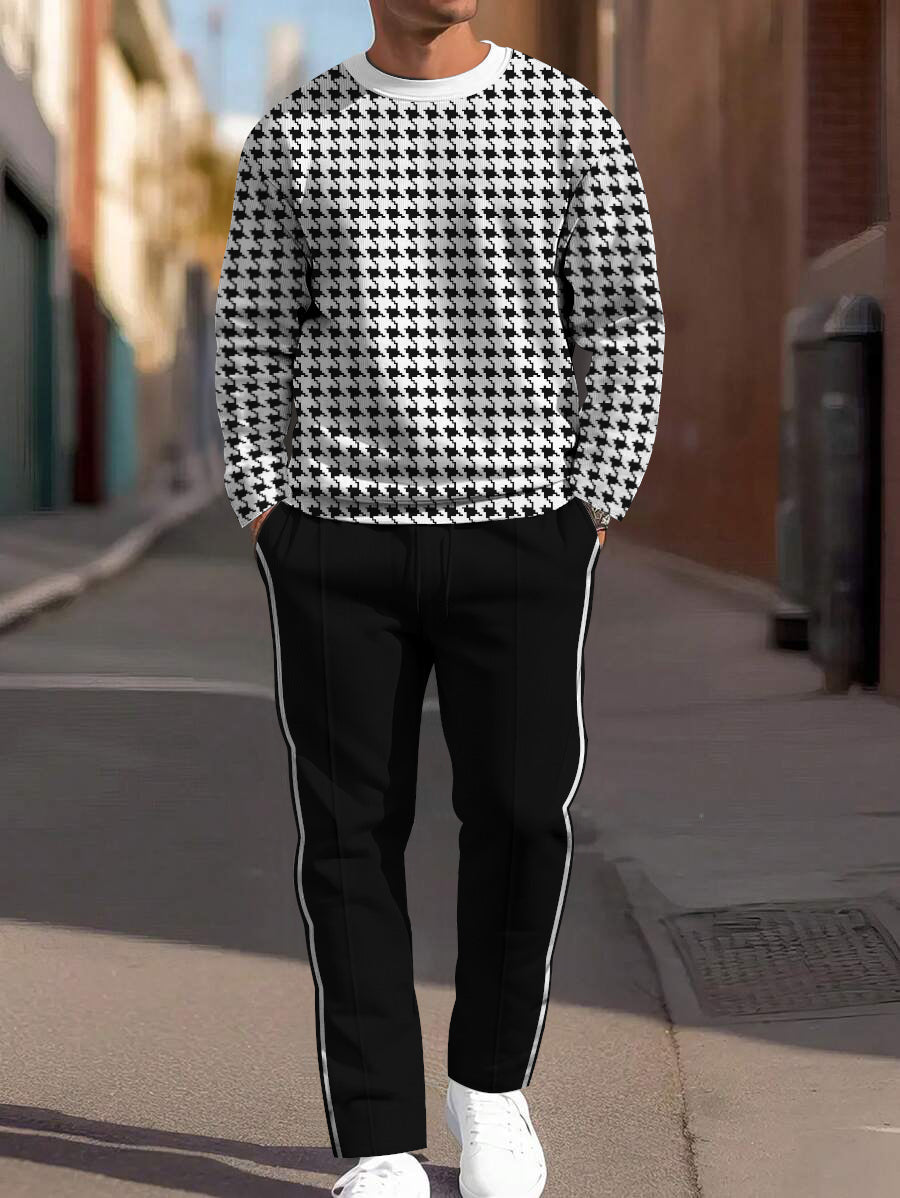 Long Sleeve Casual Two-piece Set - DUVAL