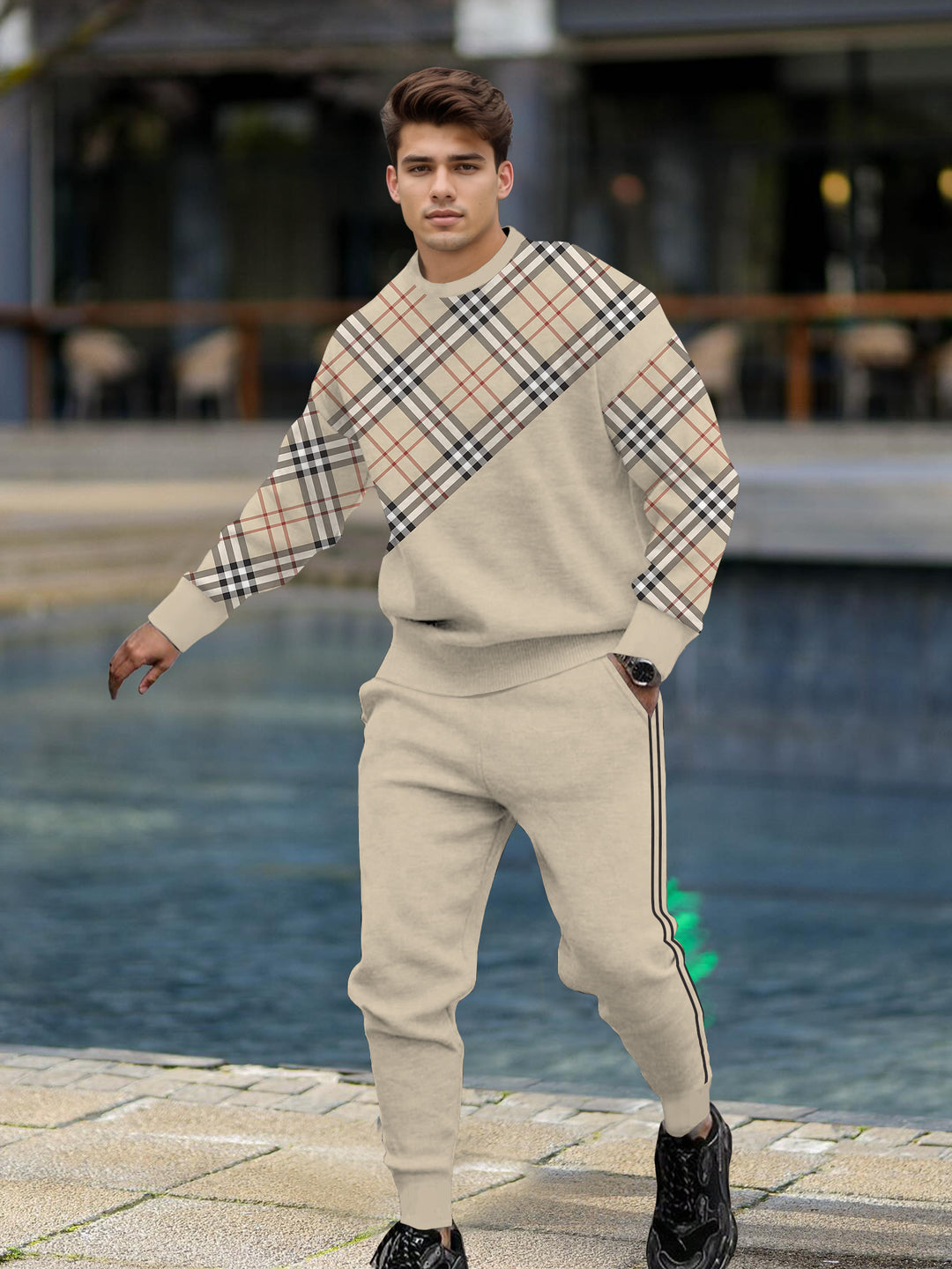Long Sleeve Casual Two-piece Set - DUVAL