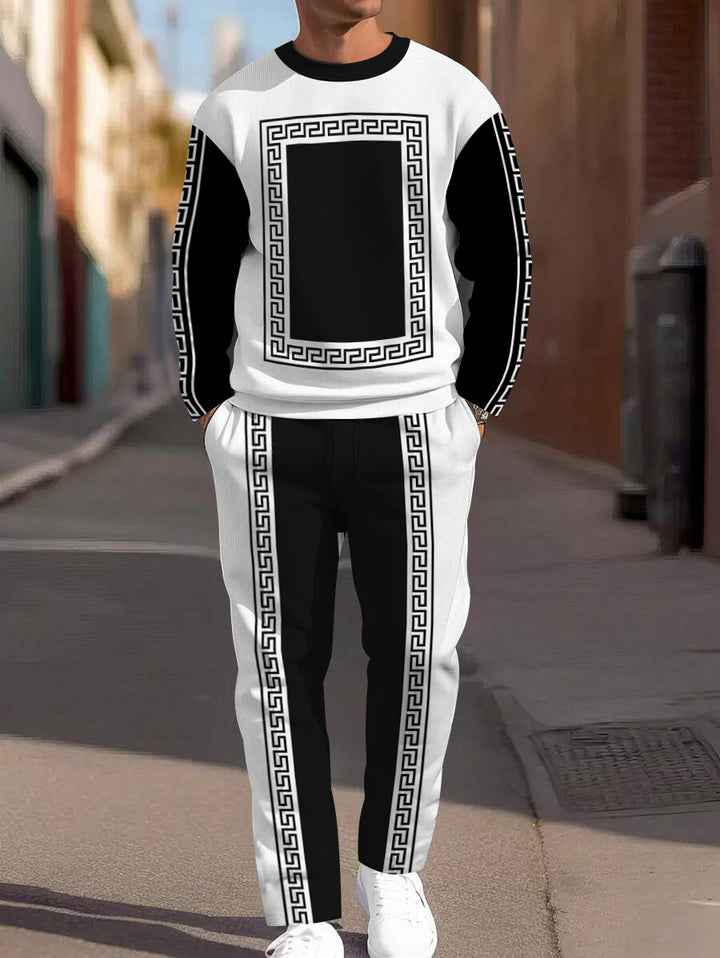 Long Sleeve Casual Two-piece Set - DUVAL