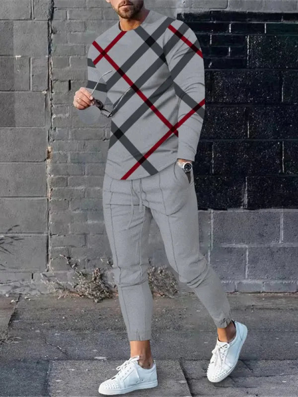 Long Sleeve Casual Two-piece Set - DUVAL