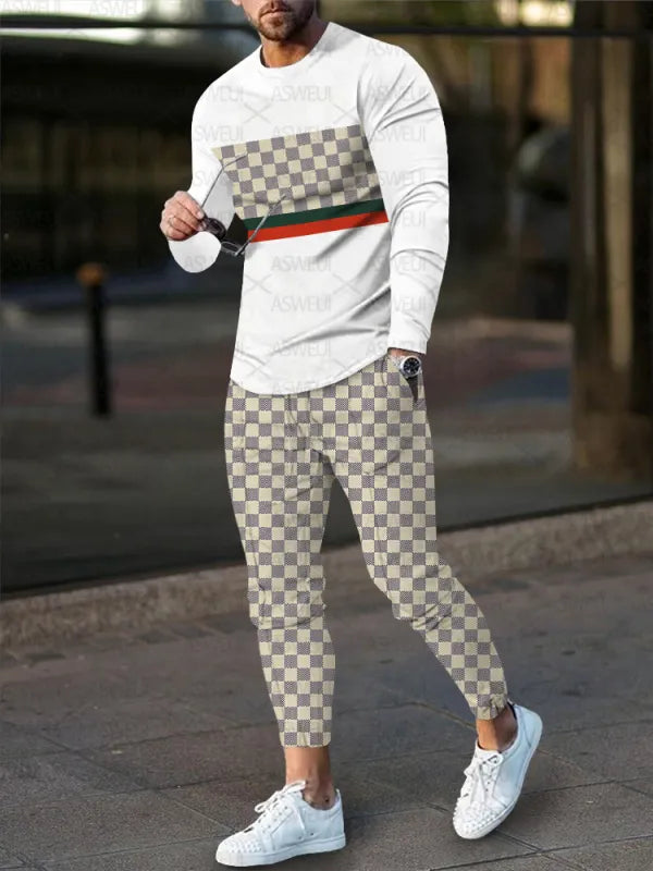 Long Sleeve Casual Two-piece Set - DUVAL