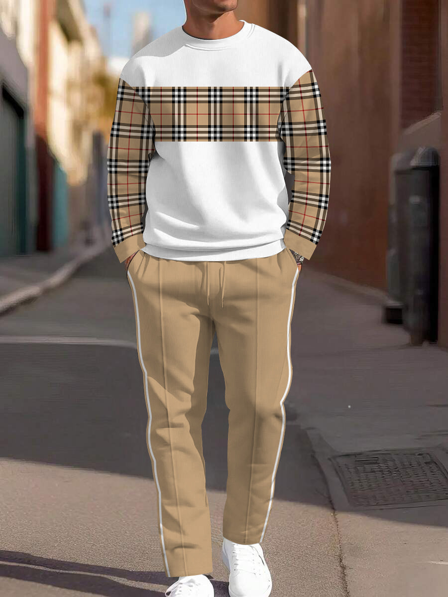 Long Sleeve Casual Two-piece Set - DUVAL