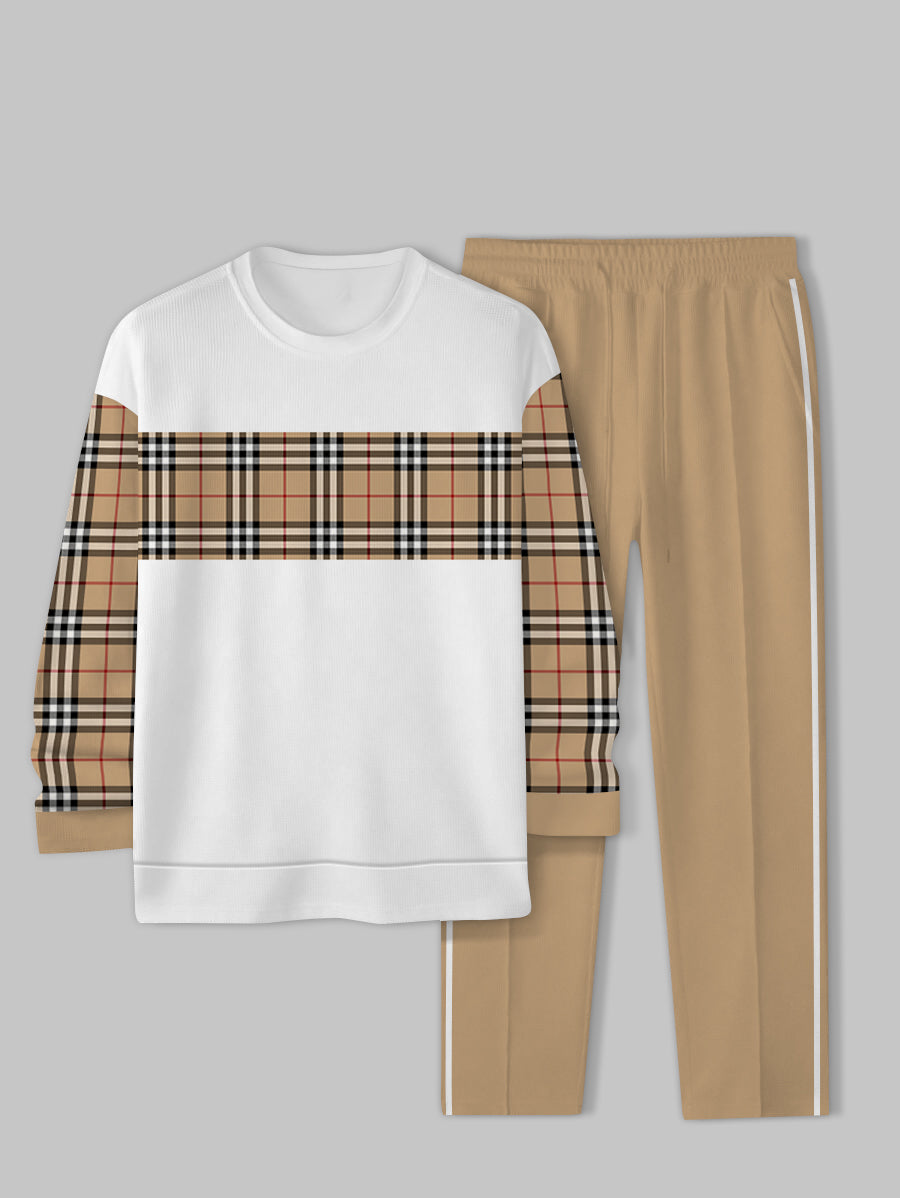 Long Sleeve Casual Two-piece Set - DUVAL