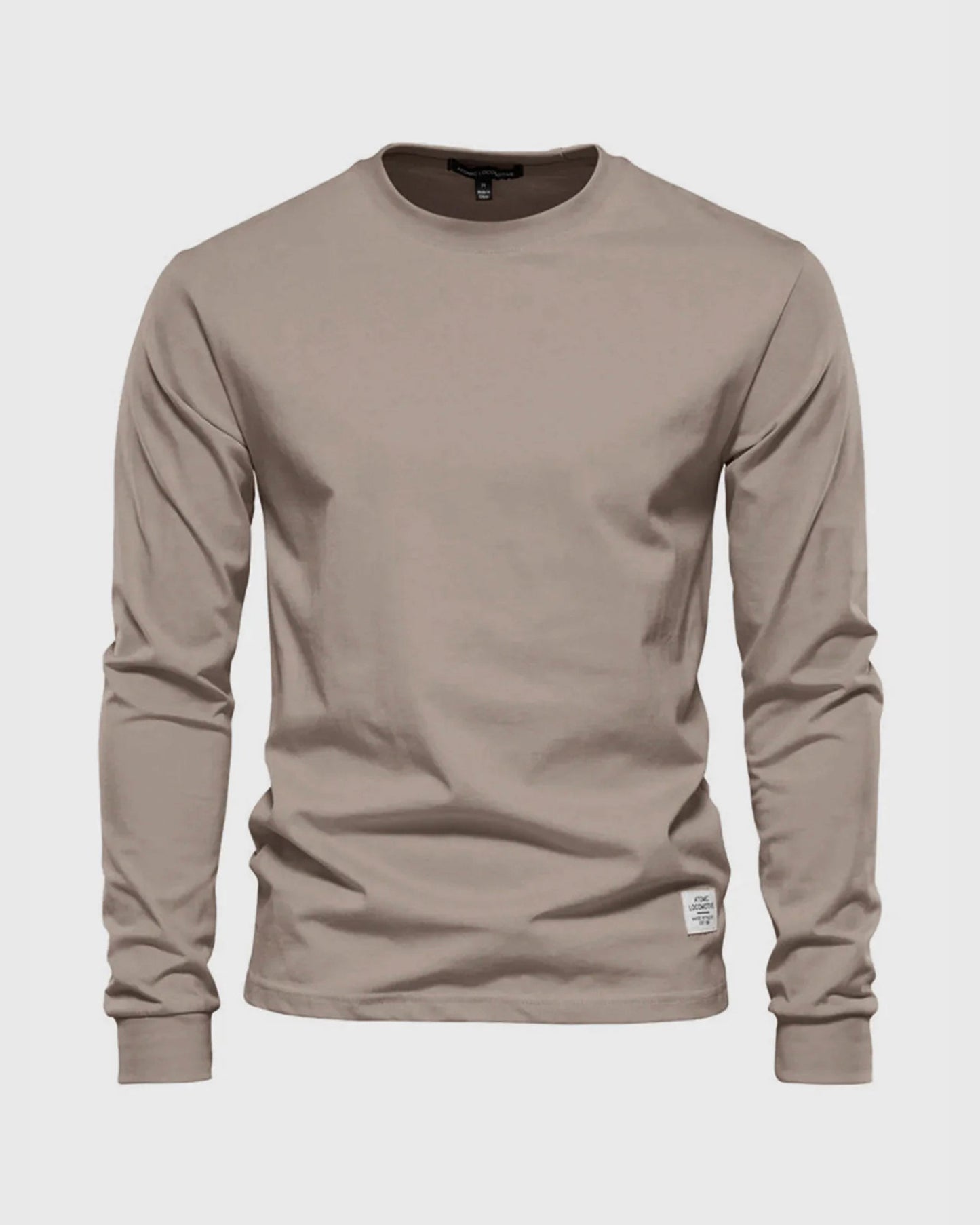 Crew neck Long Sleeve Cotton Premium Basic T-Shirt