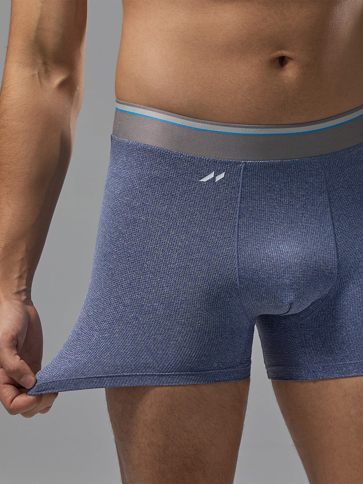 AIRFLOW 5" Performance Boxer Brief-Indigo Heather