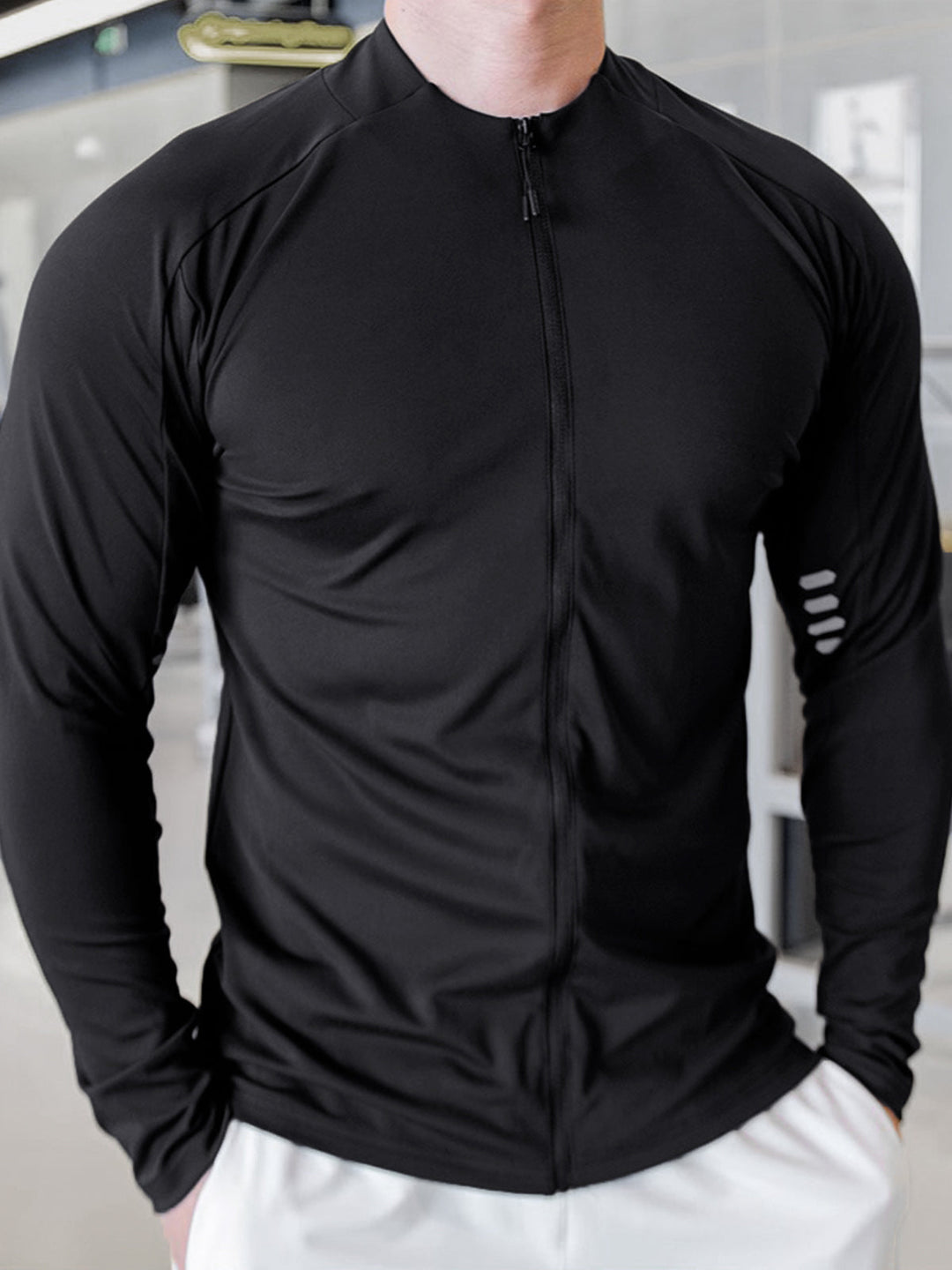Evolution Workout Jacket Muscle Fit Gymwear - DUVAL