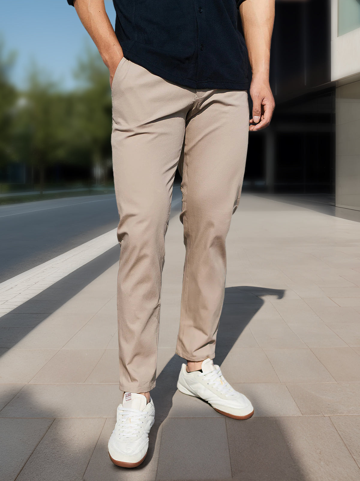 Everyday Stretch Non-Iron Cotton Chino Performance Pocket